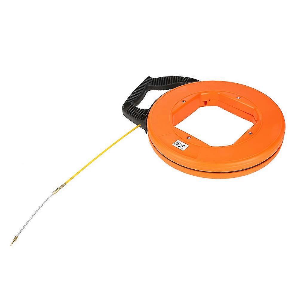 30m Fiberglass Cable Puller Running Cable Electric Pull Puller Cable Set ZeGoods