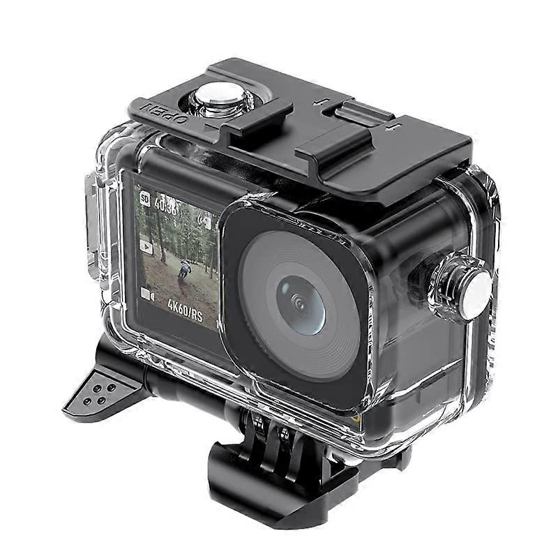 Underwater Housing Case for DJI Osmo Action 3, Diving Protective Shell with Mount, Camera Protection Accessories.