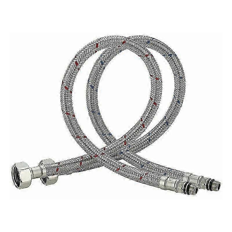 Flexible Connection Hose Stainless Steel Tap For Hot And Cold Water Single Handle Kitchen Sink Tap 60cm