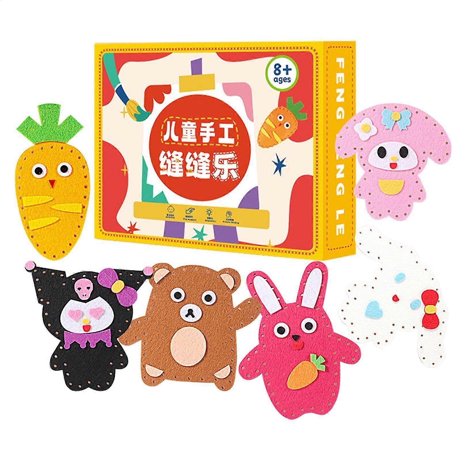 Dull Kit, Dull Tools Children's Sewing Kit for Plush Toys 8+ with Instructions, Fabric, and Easy Projects