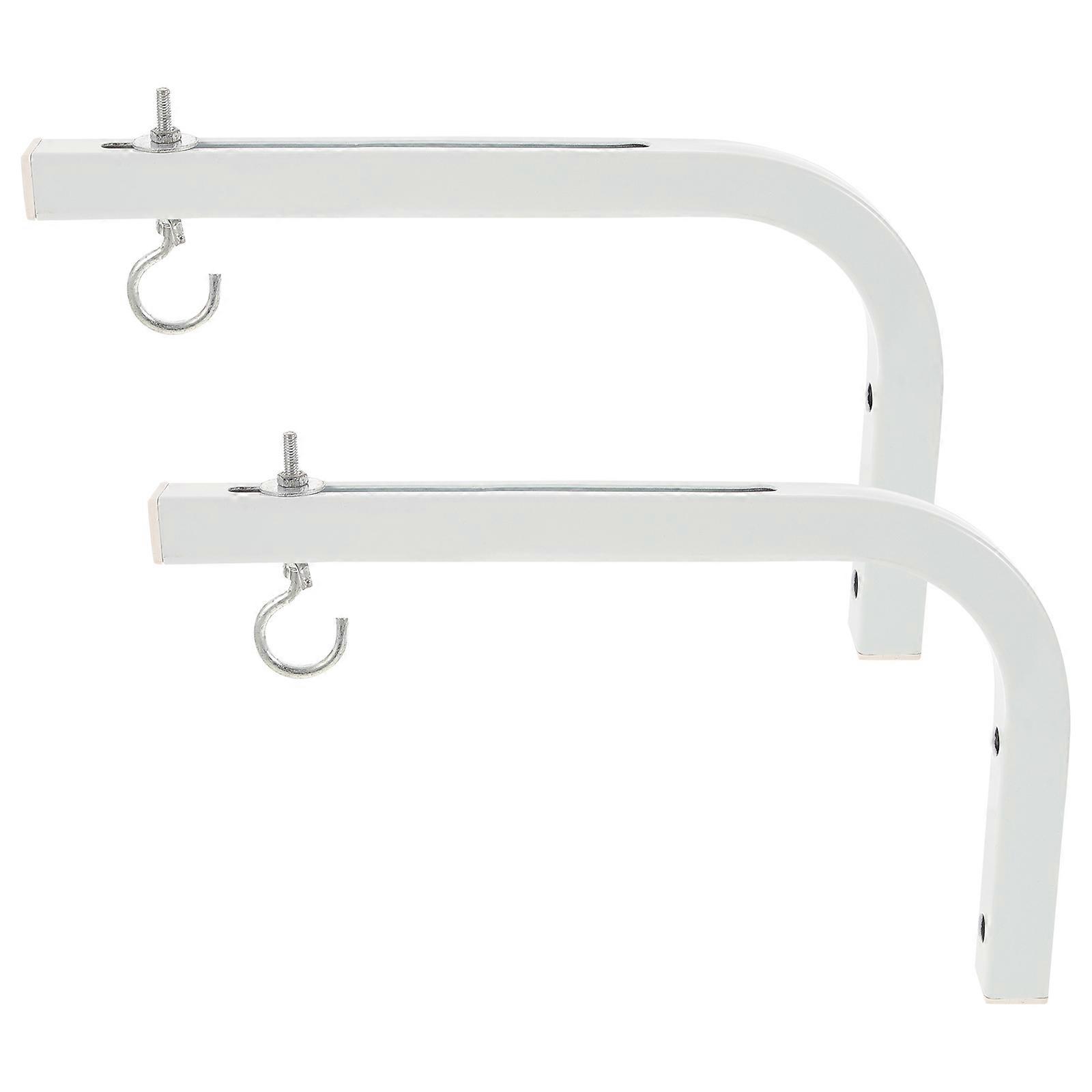 Ceiling Hook Anchor for Projector Mounting Brackets L-Shaped Metal for Office Use 1Pair