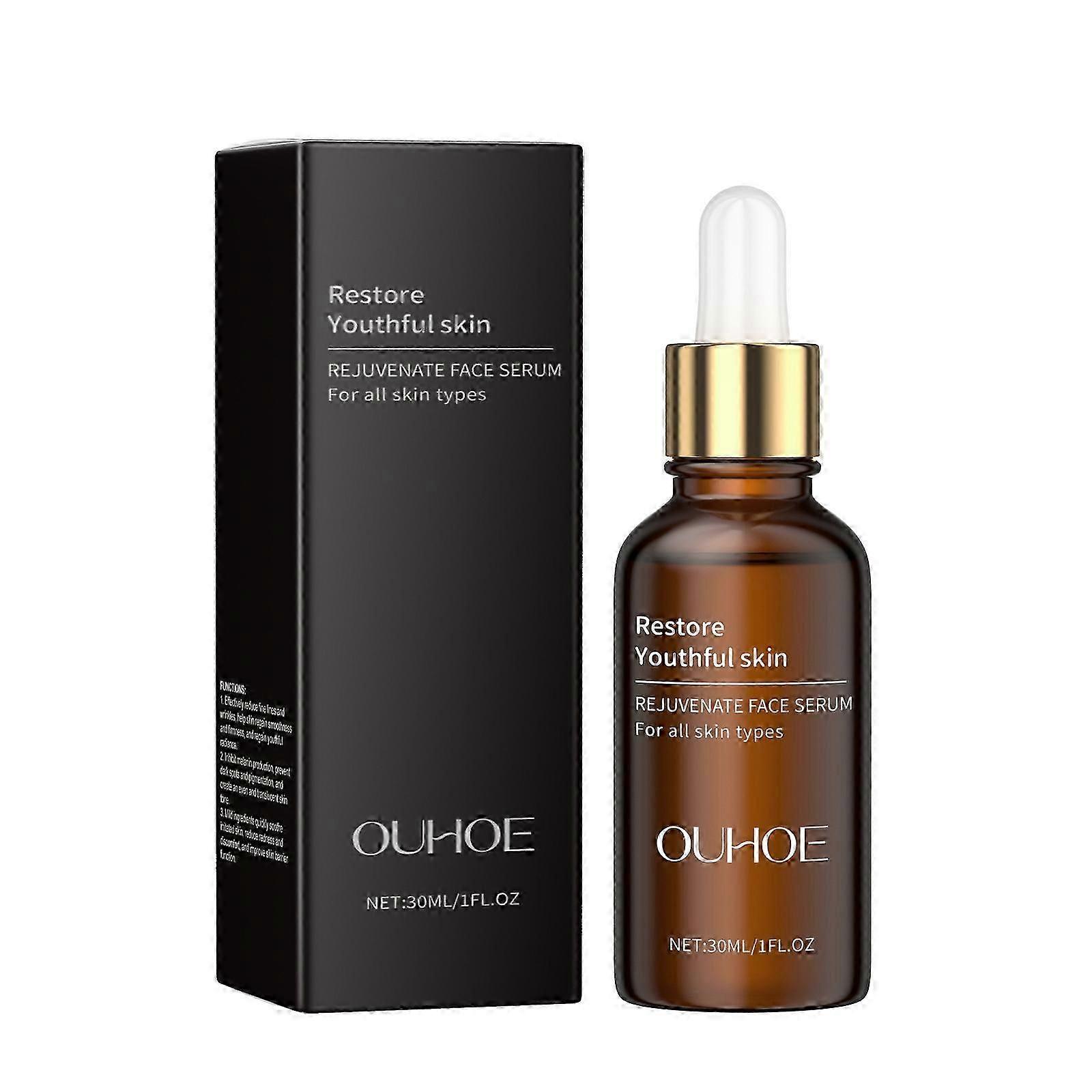 Serum do twarzy Rejuvenate, serum do pielęgnacji twarzy Rejuvenate Resurfacing Skin Care, odmładzające, przeciwzmarszczkowe i usuwające ciemne plamy, głęboko nawilżające, dla mężczyzn i kobiet