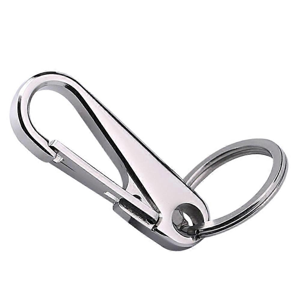 1pc Stainless Steel Keychain for Men Unique Key Ring Car Key Holder