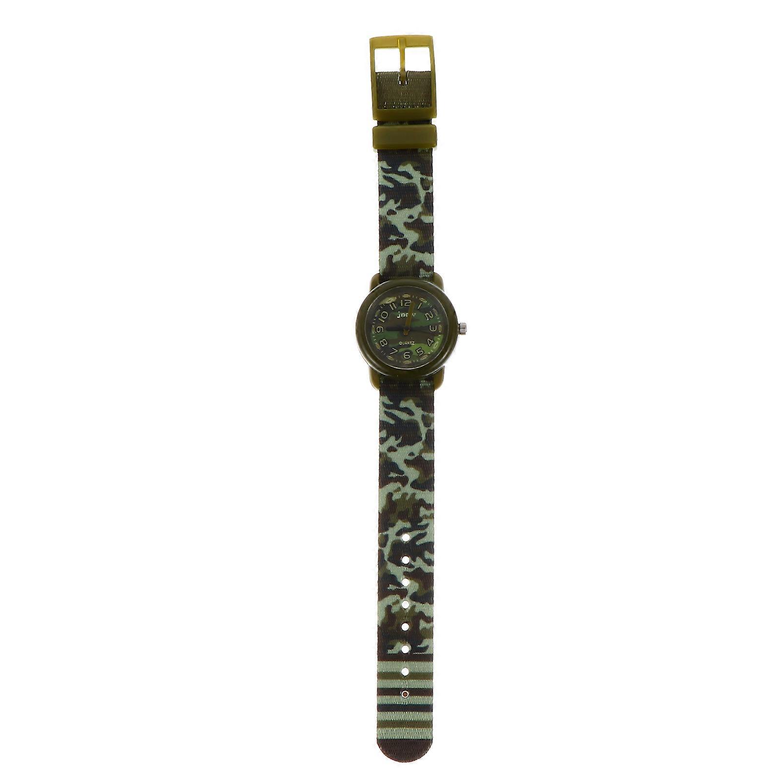 Toddlers Watch Waterproof Camouflage Material Round Shape Classic Structure for Boys 1Pack