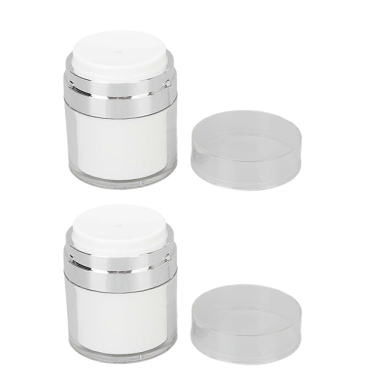 2pcs 50ml βάζο κρέμας επαναγεμιζόμενο κενό κενό βάζο μακιγιάζ για για την ενυδατική κρέμα λοσιόν προσώπου