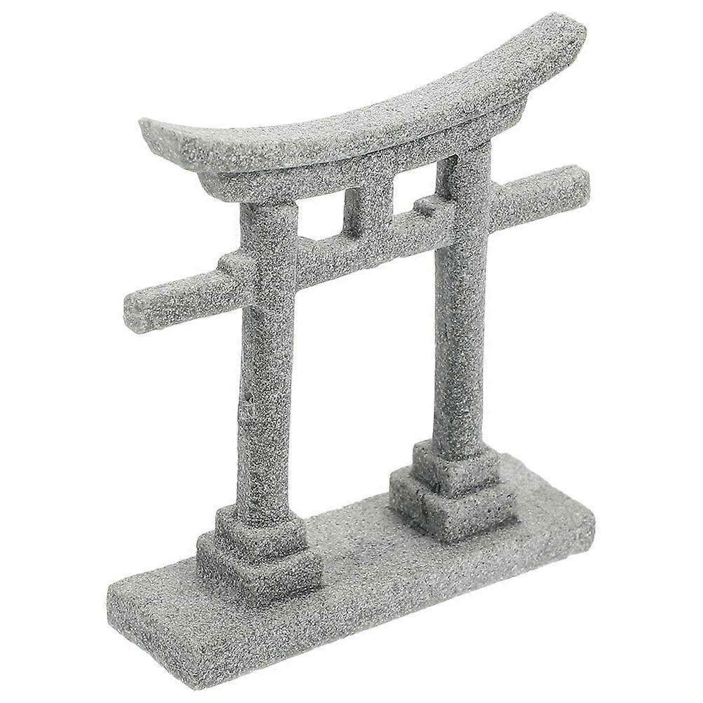 Japanese Gate Mini Gate Models Garden Enthusiasts Outdoor Garden Stone 1Set