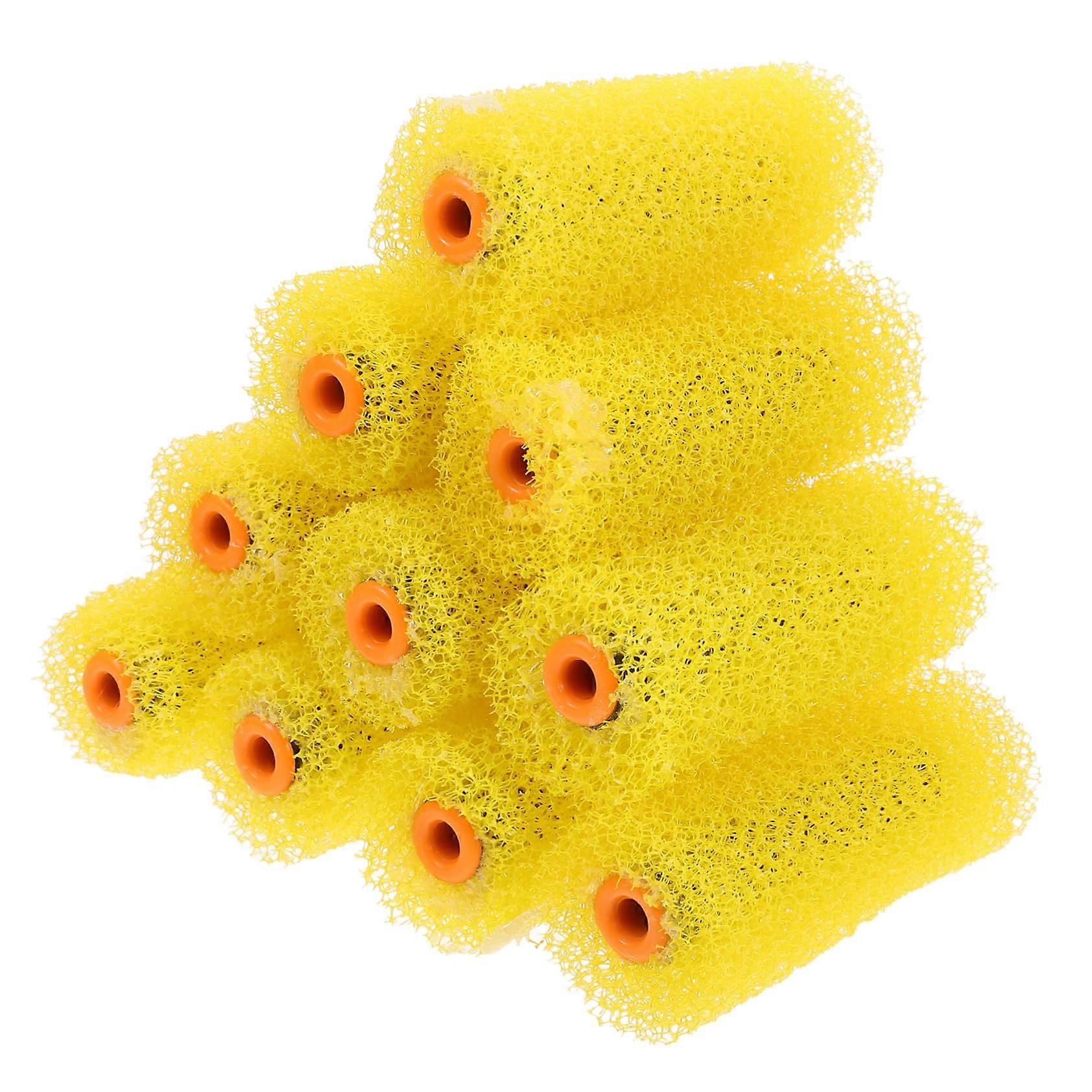 Texture Wall Art, Composite Rollers, Drywall Structural Roller 10.00X3.50X3.50CM Yellow