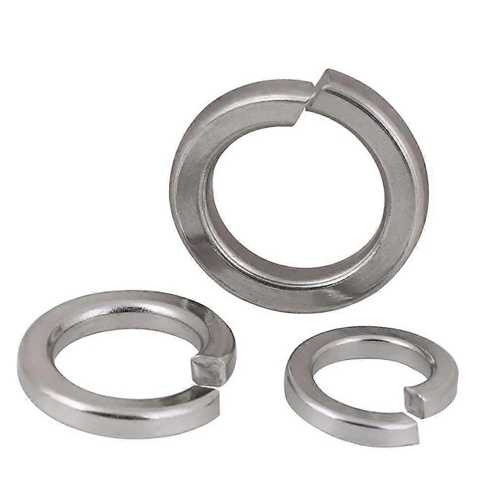 201/304/316 Stainless Steel Split Lock Washers M1.6 M2 M2.5 M3 M4 M5 M6 M10(20pcs) M20 Elastic Sealing Ring
