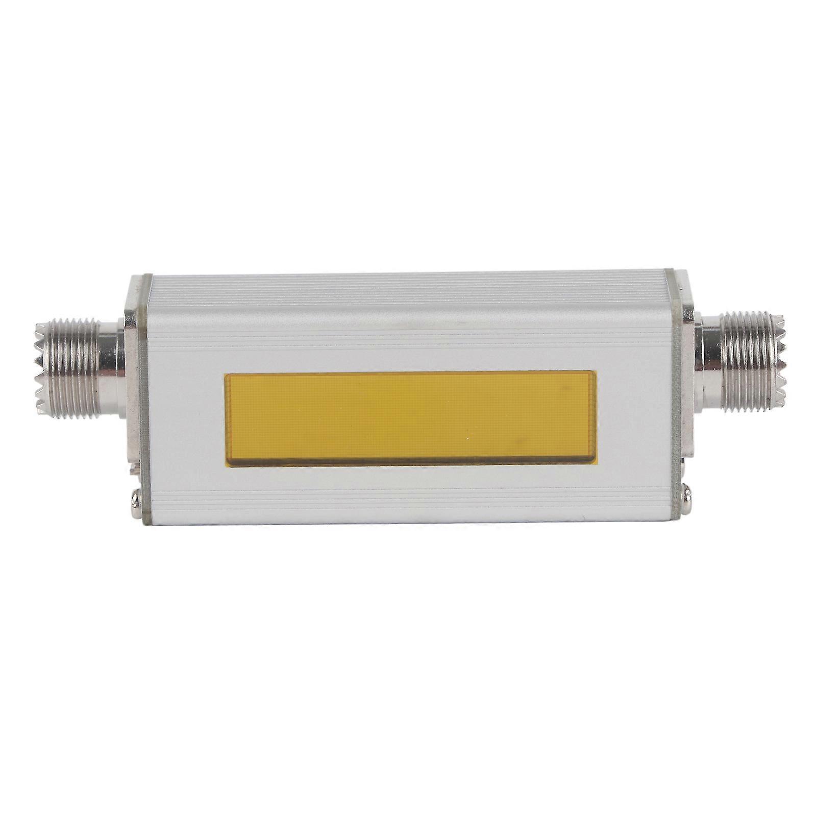 Mini Standing Wave Meter High Frequency SWR Shortwave Power Meter with Organic Light Emitting Diode Screen