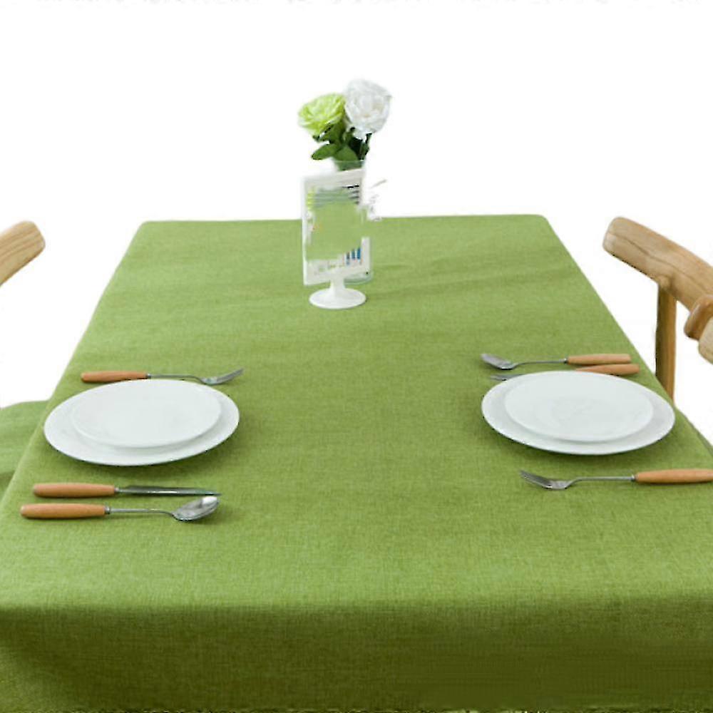 Tablecloth,Linen Textured Table Cloths Rectangle Premium Solid Spill-Proof Waterproof Table Cover for Dining Buffet Feature Extra  SZRH A-R3523