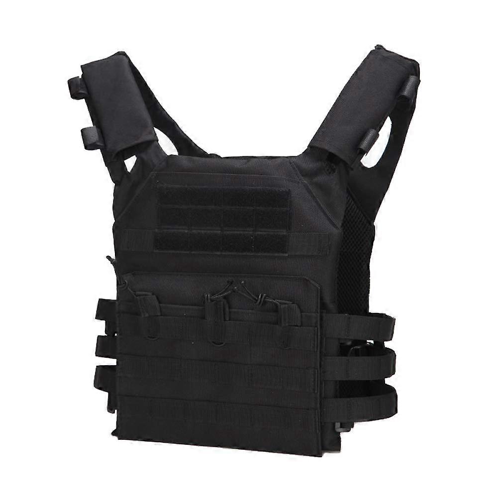 Hunting Tactical Vest 800D Molle Plate Carrier for Outdoor Hunting/Black