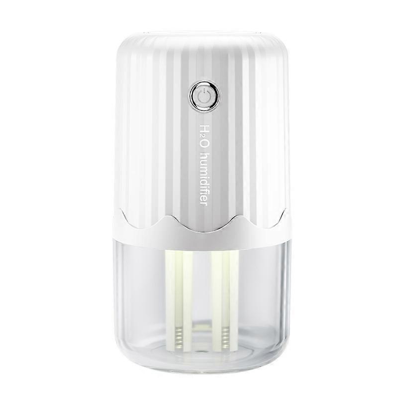 T06 Dual Spray Night Light Humidifier White Battery