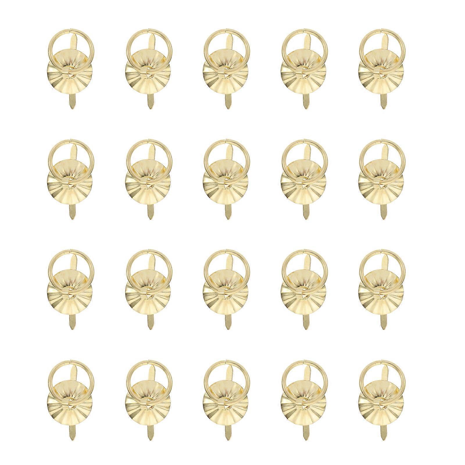 30PCS Mini Drawer Handles, Durable Jewelry Box Knobs, Cabinet Hand Grips for Quick Pulling, Safe & Practical Yellow Accessories for Cabinets