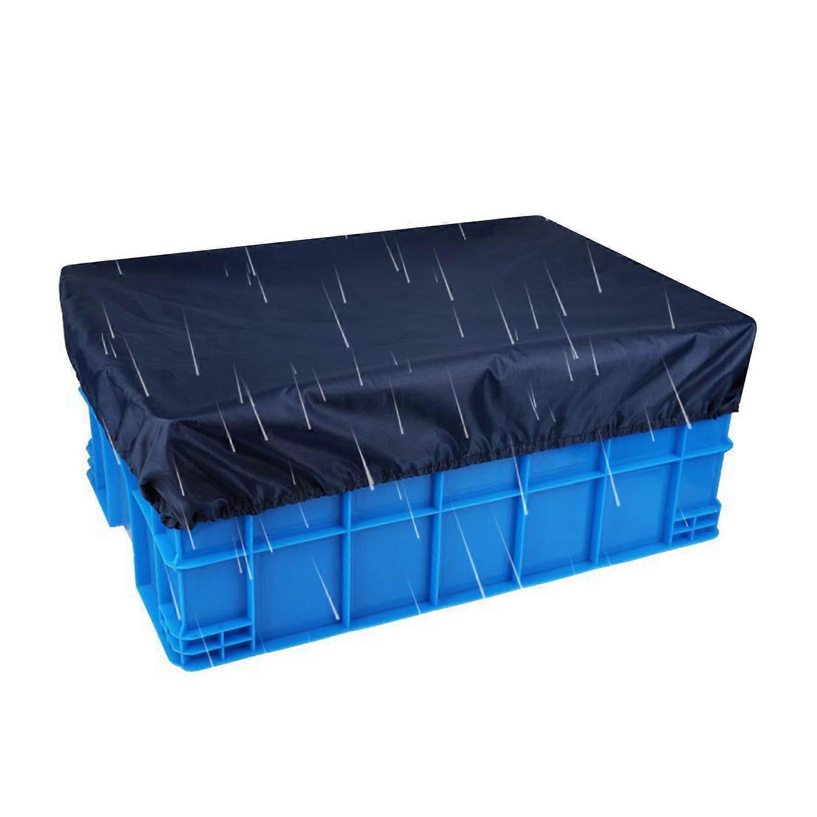 Deck Box Storage Cover, Waterproof, Washable, Elastic Rope for Kitchens, Garages