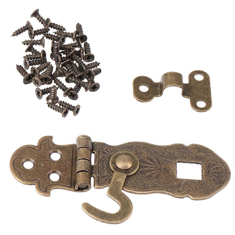 Retro Iron Notebook Lock for DIY Crafts Light Brown Durable and Easy to Install Fits Various Sizes