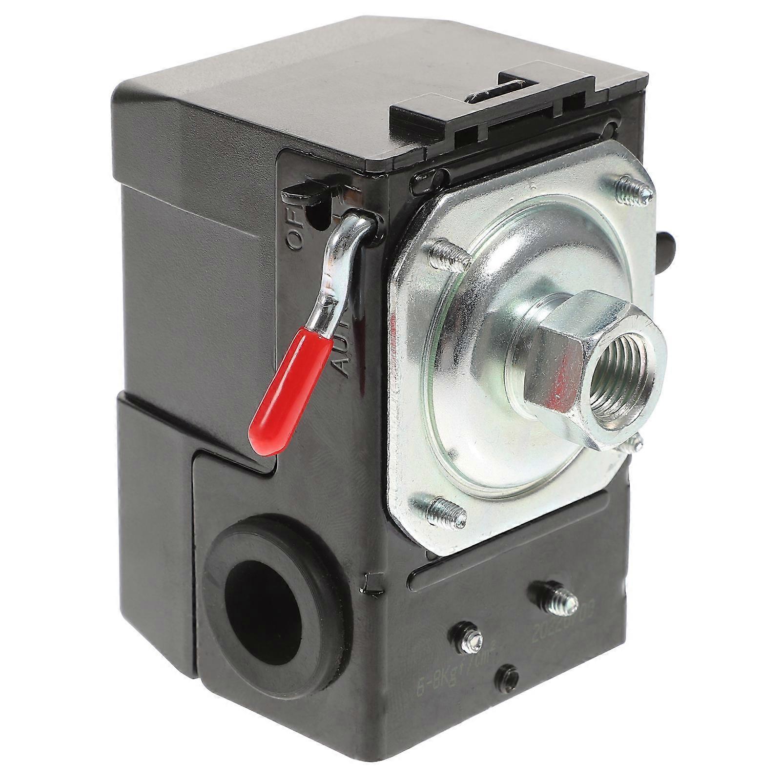 Air Compressor Pressure Switch Replacement 9.3x8.8cm Black For Industrial Use 1Set