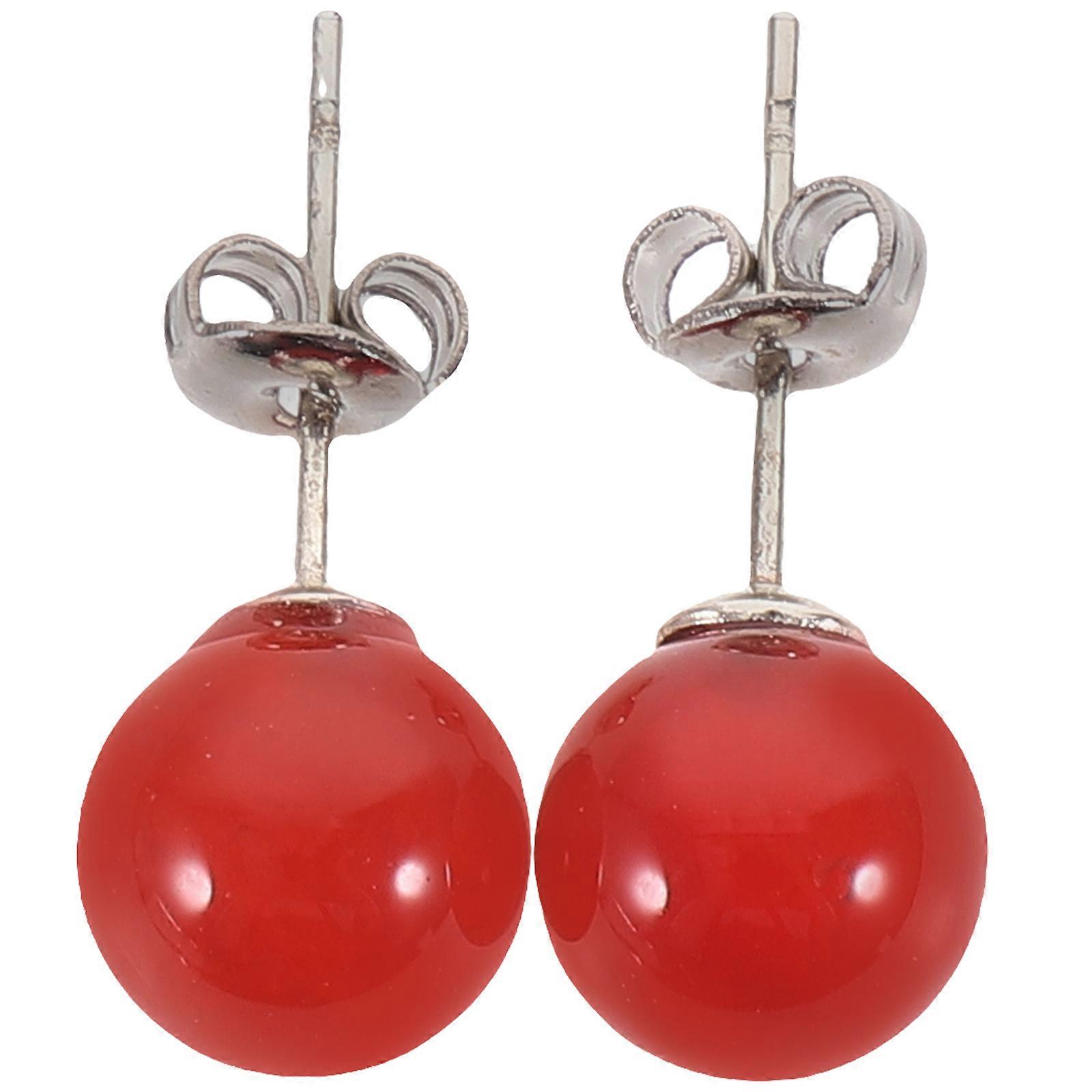 a polished product description based on your input:

 

**Hypoallergenic Natural Red Agate Earrings for Women – Lightweight & Elegant Jewelry for