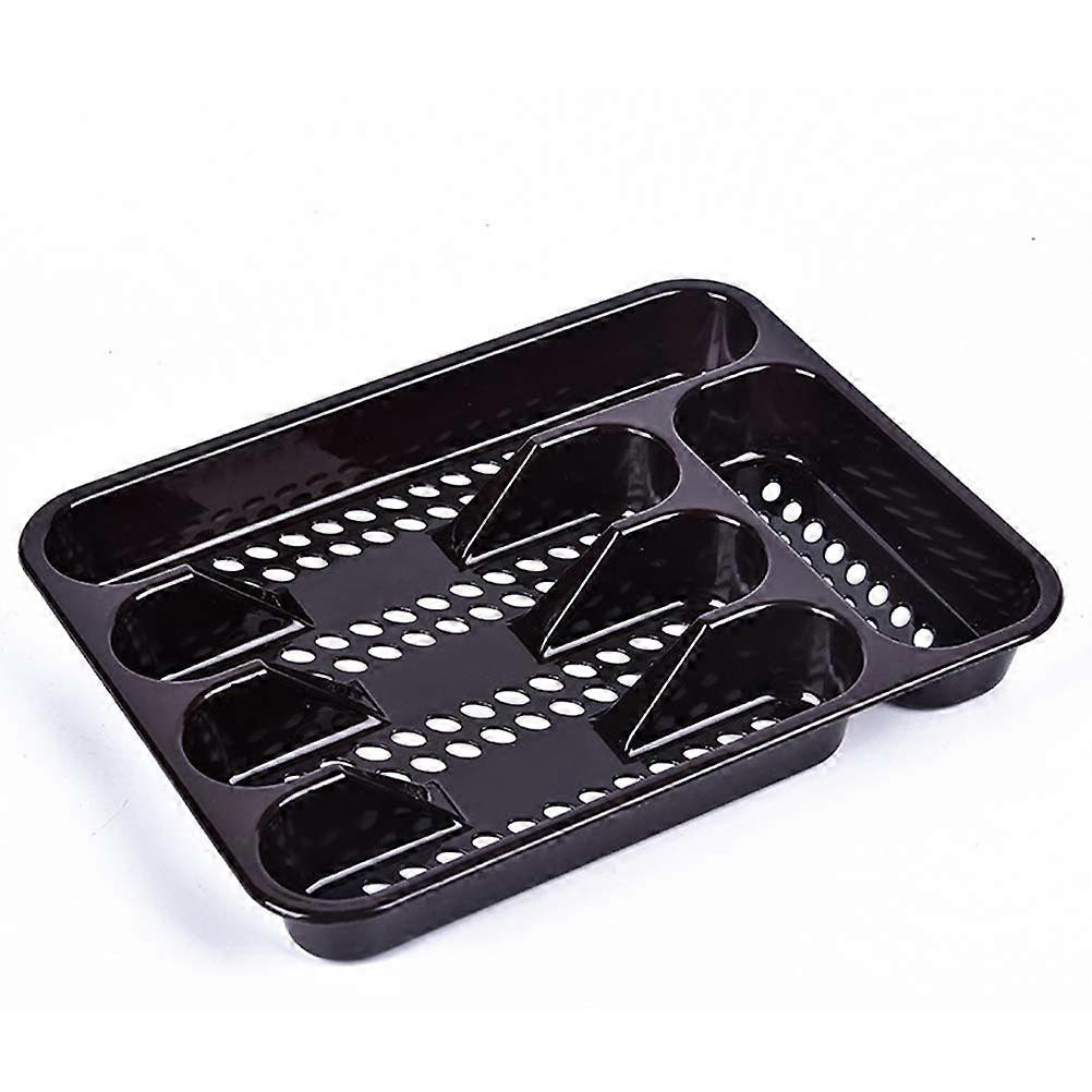 Kitchen Drawer Storage Tray Plastic Cutlery Tray for Kitchen 1Pcs