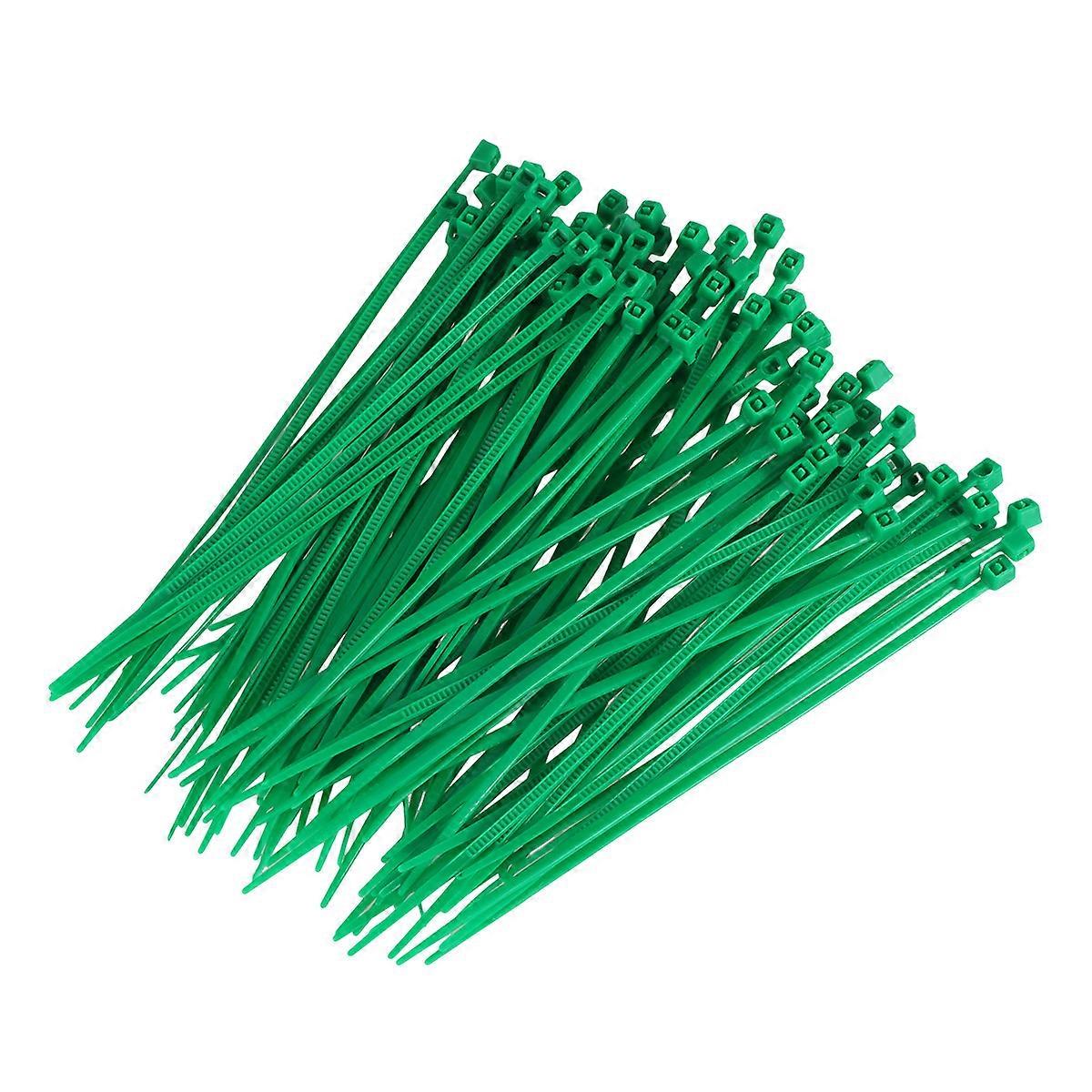 Self-Locking Cable Tie Multi-Purpose Cable Management for Wires Green 3x100mm 1000Pcs