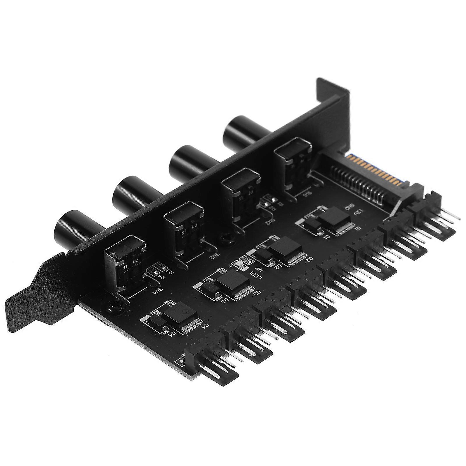 Pc Fan Accessory Airflow Control for Gaming Community Multifunctional Design PCB 1Pcs