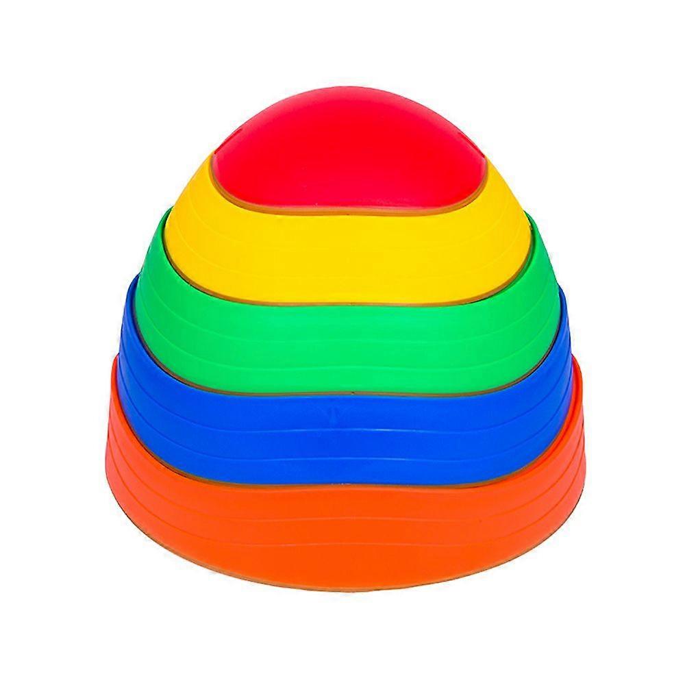 Stepping Stones for Kids 5 Pcs Non-Slip Balancing River Stones for Promoting Toddler's Strength and Coordination Skills, Stackable