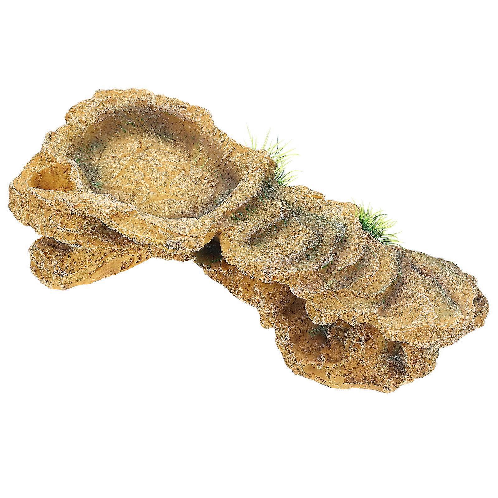 Turtle Baking Platform Resin Basking Platform for Turtle Fish Tank