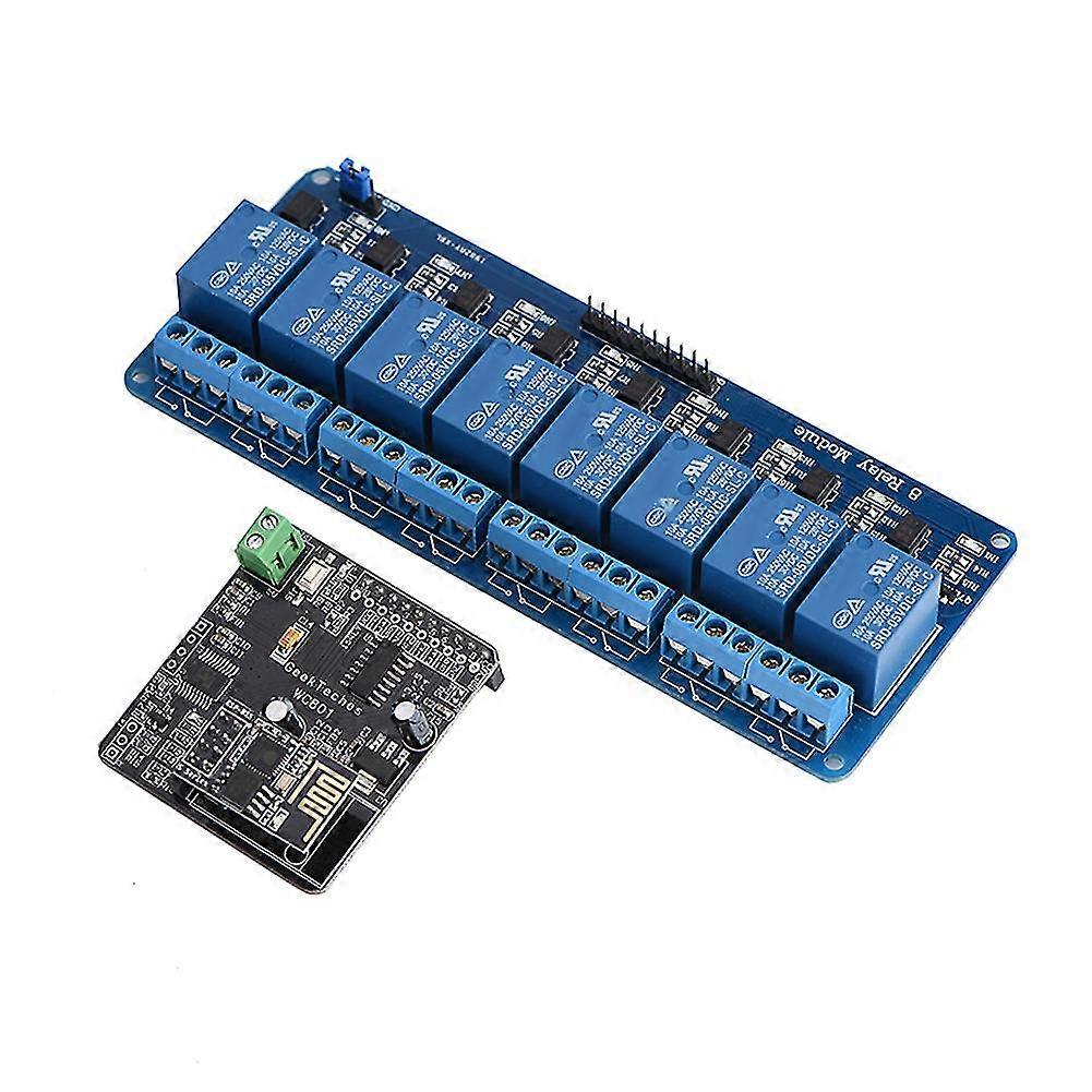 DIY WIFI Network IO Remote Control + 8-CH Relay for Arduino Development Board