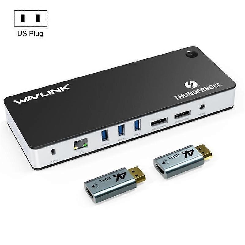 11 in 1 4K Dual DisplayPort Hub Konverter US-Stecker