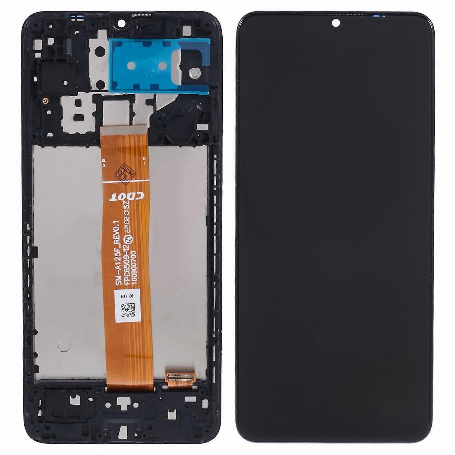 For Samsung Galaxy A12 A125 Grade C LCD Screen and Digitizer Assembly Frame (In-Cell Technology) (wi