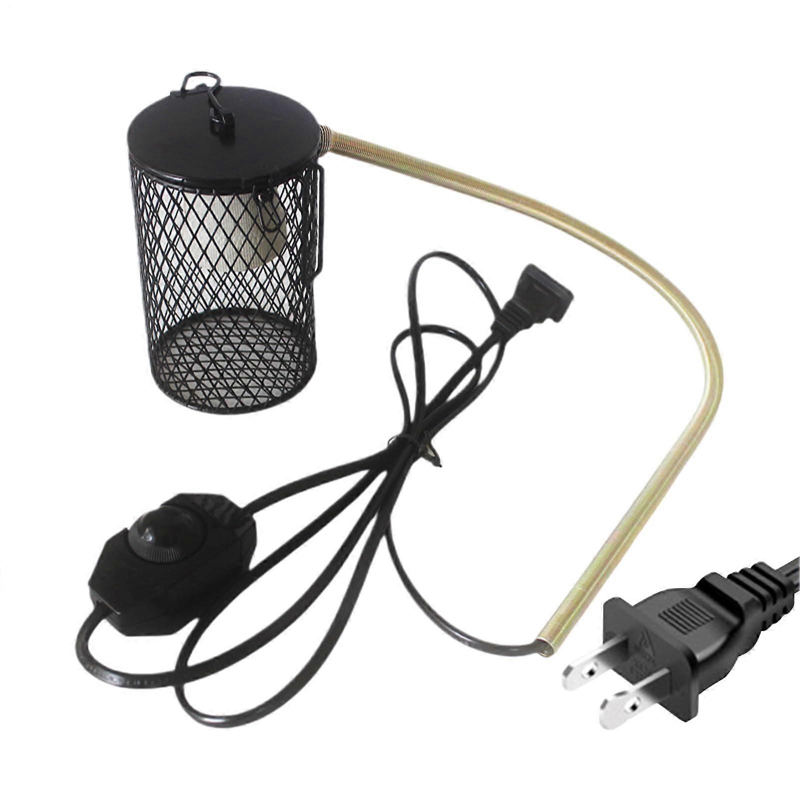 Warming lampshade – Holder for reptile lamps – Lamp cover for terrarium, birds, greenhouse, aquarium, puppies