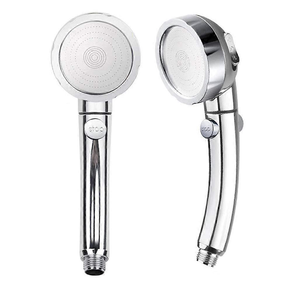 Handheld Shower Head, Pressure with G1/2 Hose and Holder 360° Adjustable WaterSaving