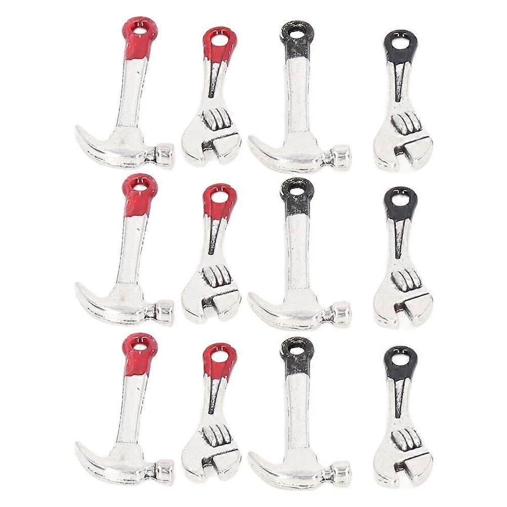Miniature Tools Dollhouse Repair Tools for Kids 16Pcs Dollhouse Wrench Hammer Kit