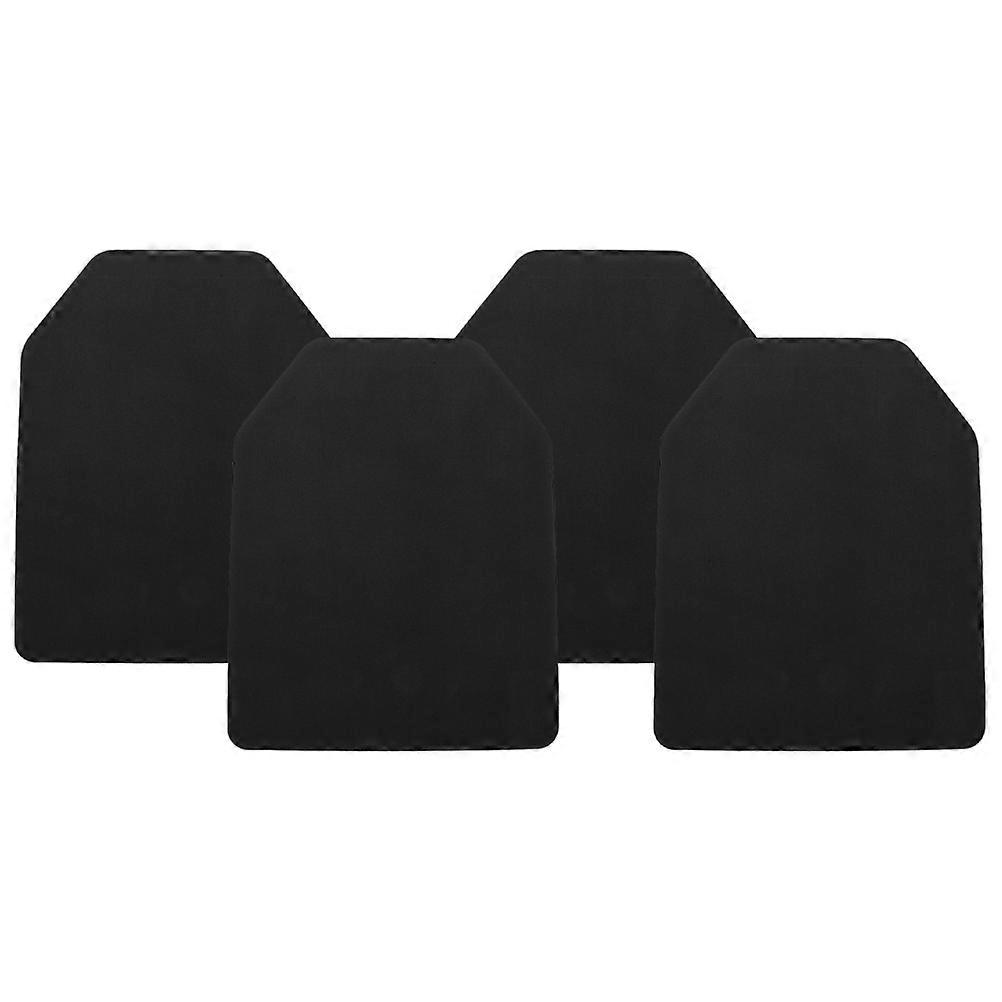 Black EVA Chest Protector Vest for Sports Use with Lightweight Comfortable Design and Durable Protection 4pcs