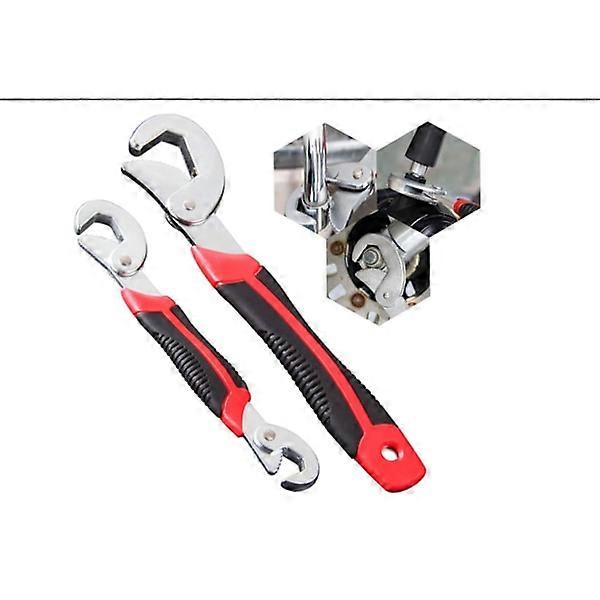 Universal Wrench Set, Large Set with Live Mouth, Universal Open End Wrench, Quick, One-Piece, Multifunctional, Automatic Moving Wrench