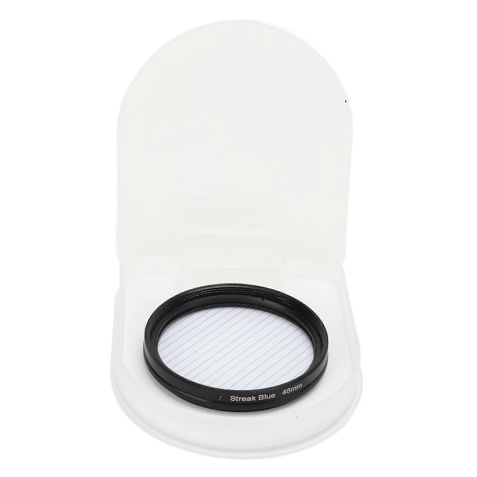 Junestar Blue Streak Special Effects Filter Dot to Line Filter Waterproof Camera Accessories 46mm