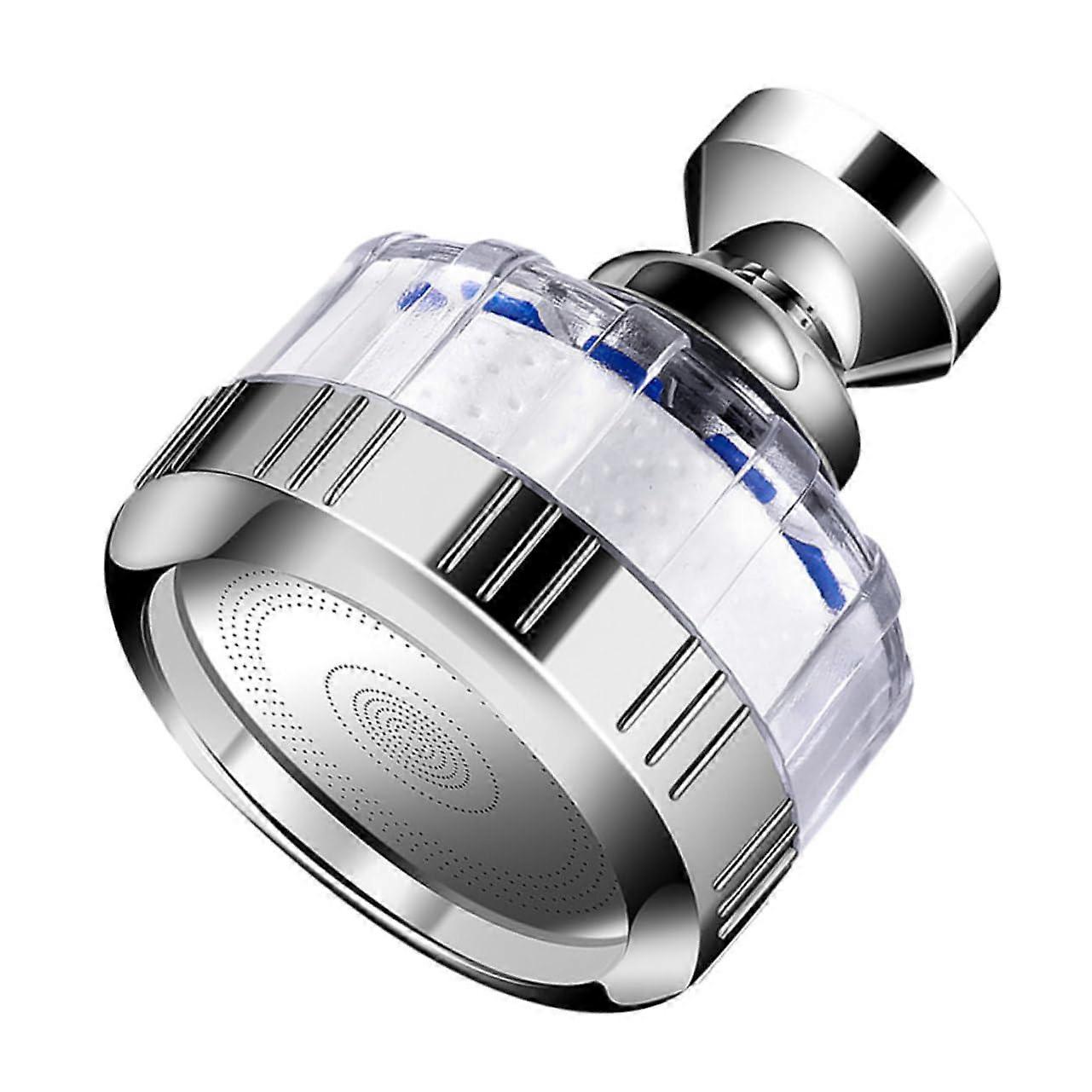 Faucet attachment with swivel splashproof nozzle and filter for kitchen and bathroom, easy to install, flexible, durable, and rust.