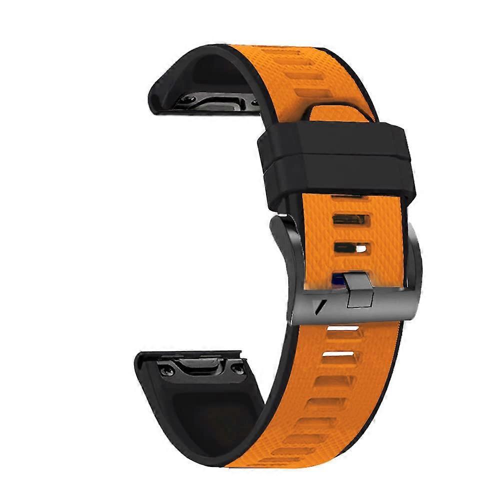 Soft Silicone Watch Strap for Garmin Fenix 3 3HR 5 5X Plus 6 6X Pro, 26mm 22mm Easyfit, Durable & Comfortable Design