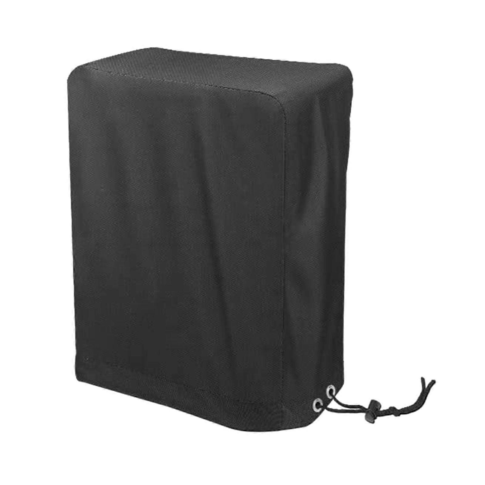 Electric Tongue Jack Cover, Waterproof 420D Oxford Fabric Protective Cover with Drawstring, Universal for RV Travel Trailer (14H x 5W x 10D, Style A)