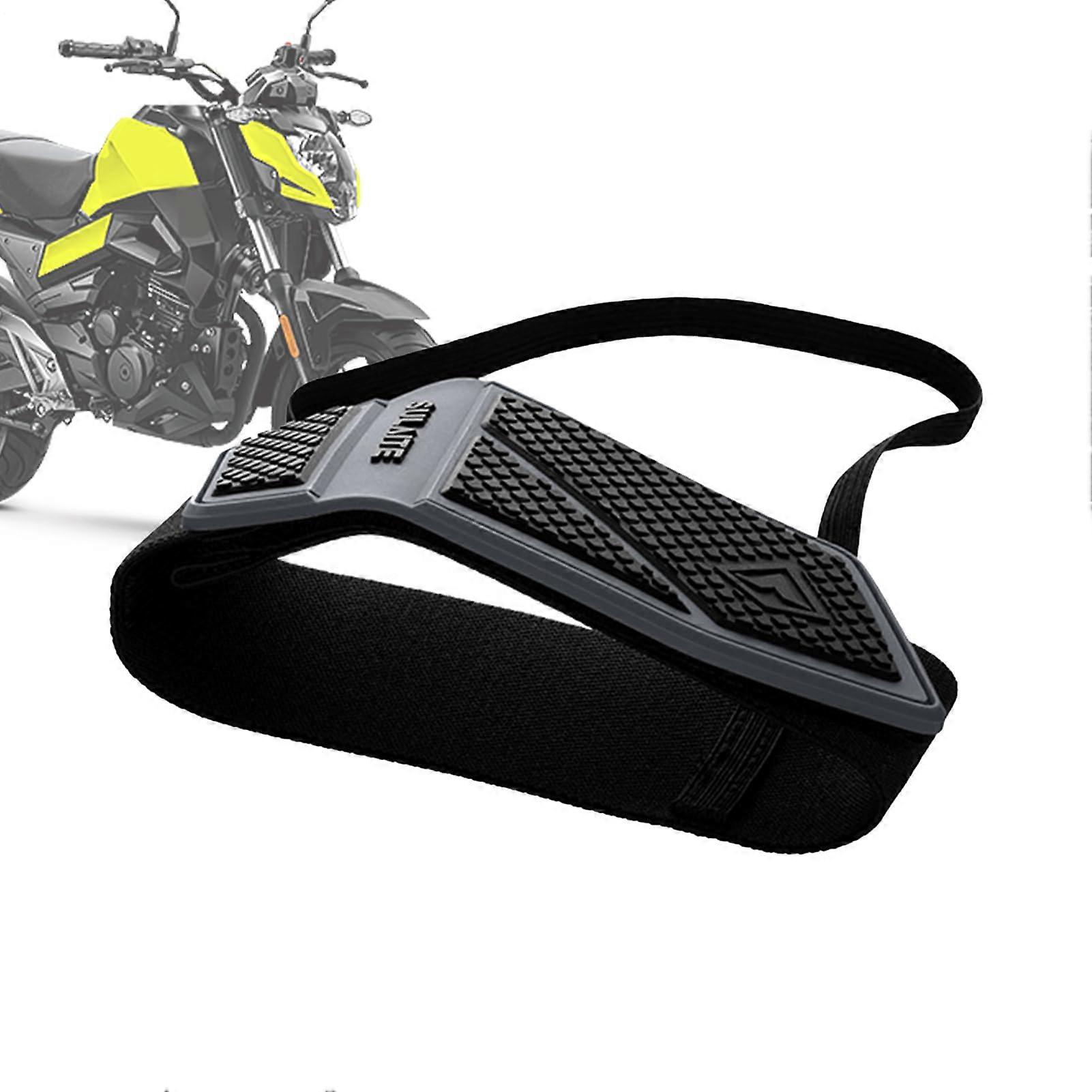 Motorcycle Gear Shift Cover for Riding Boots AntiScratch Pad Durable Shift Lever Guard WearResistant Protector Gray