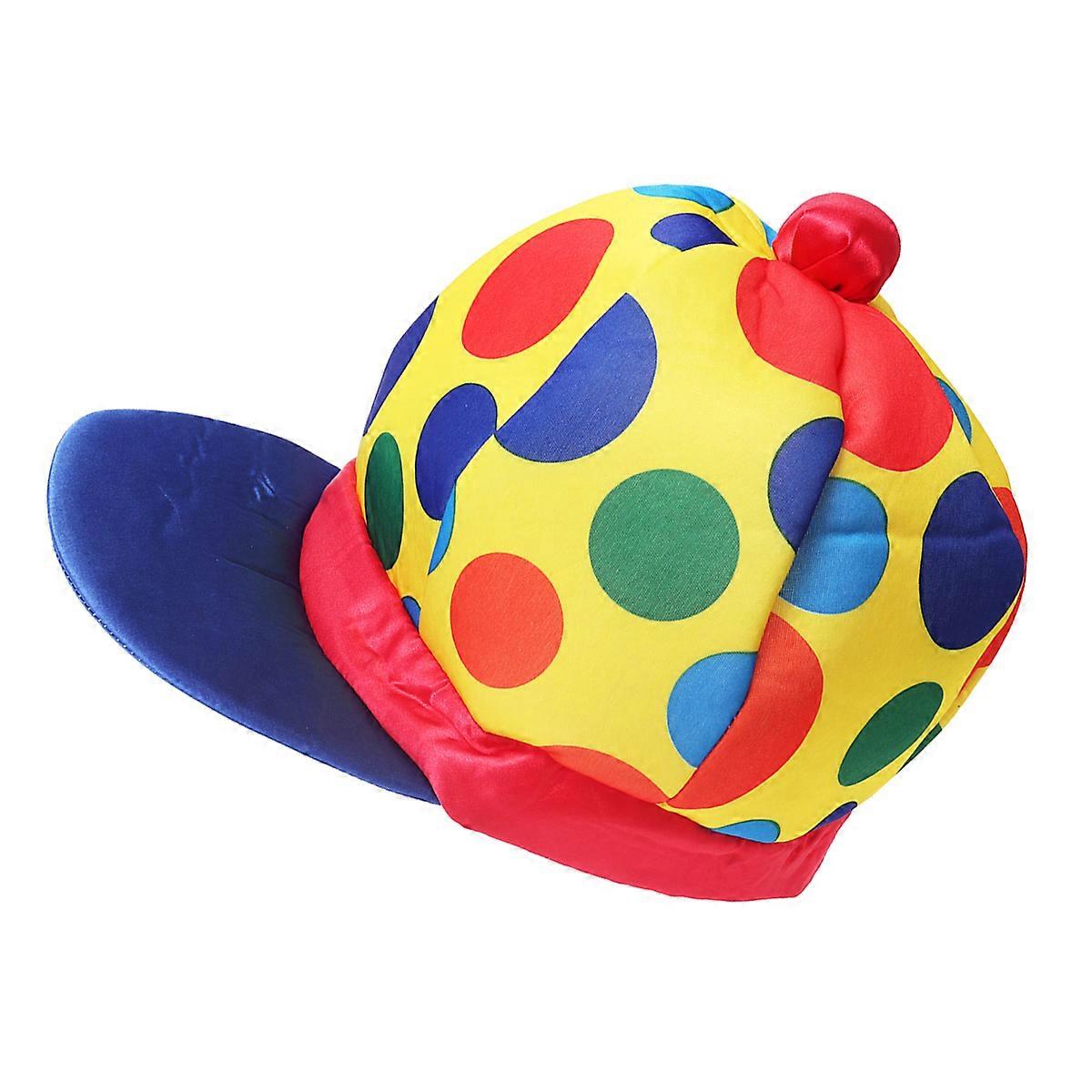Carnival Hats Clown Props Multi Color 19cm in Height Ergonomic Design Halloween Costume Accessory 1Pcs