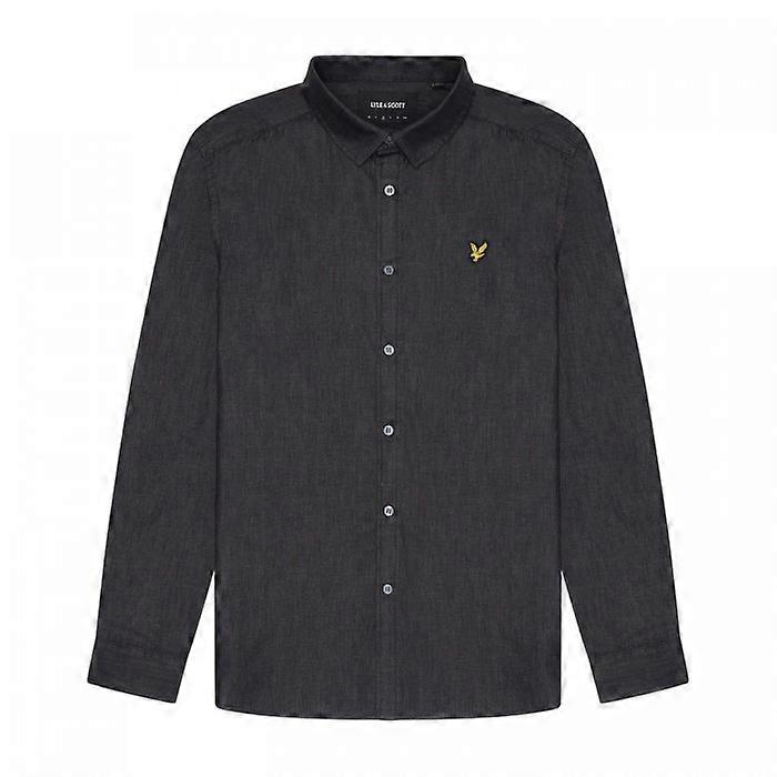 Lyle & Scott Mens Denim Button-Down Shirt