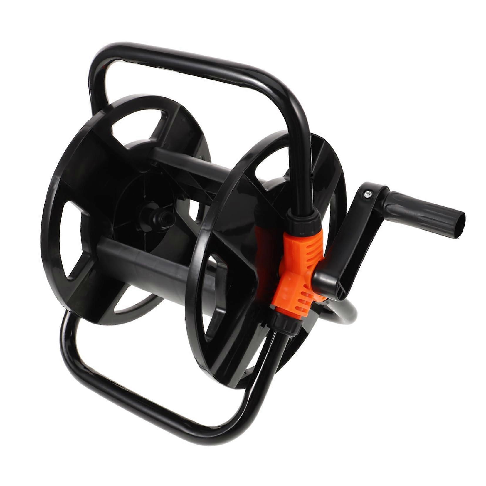Freestanding Hose Holder Water Hose Reel Sturdy Hose Organizer for Garden and Garage Versatile Hose Drum for Various Hose Sizes