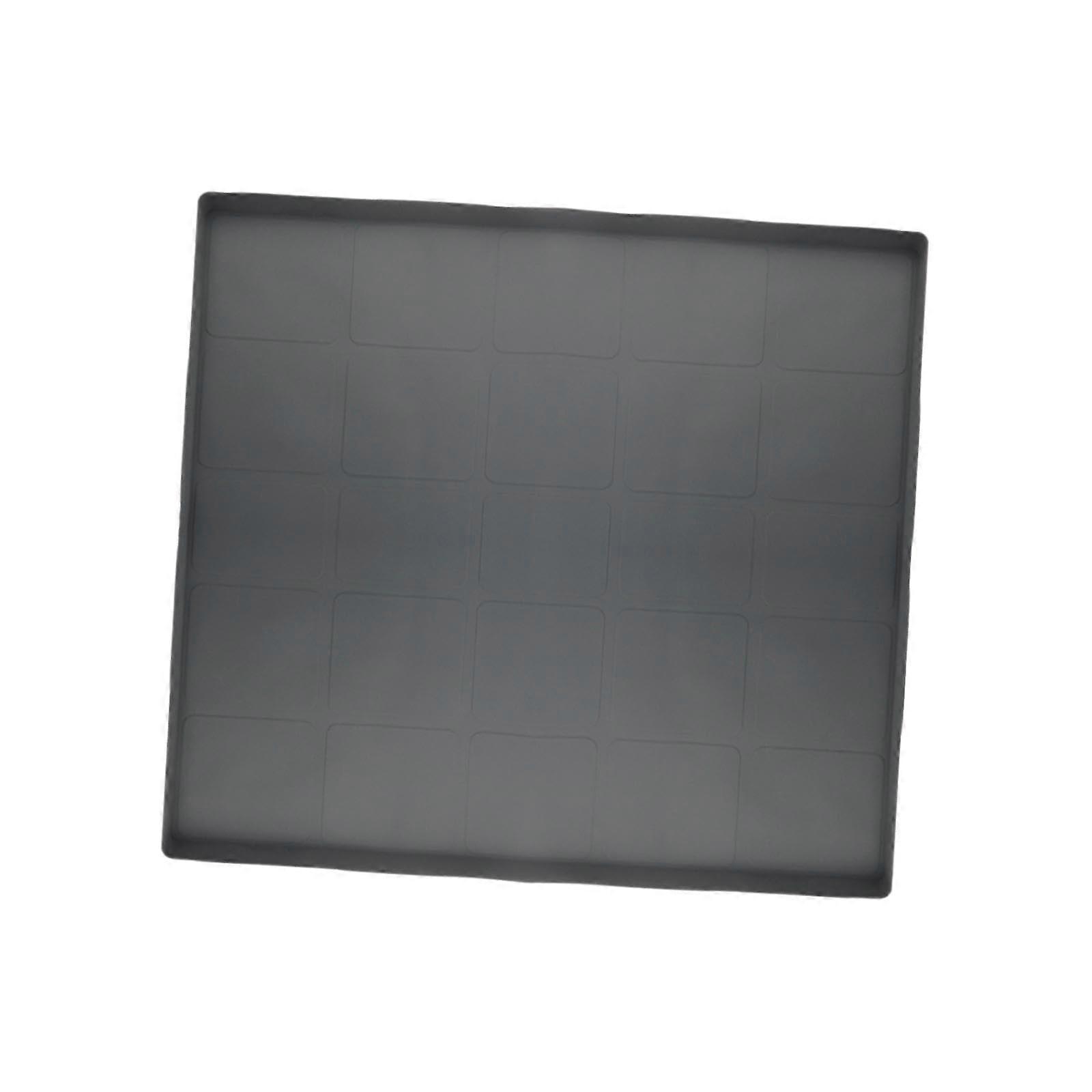 Grey Fridge Mat with Crumb Tray for Mini Fridges and Washing Machines gray