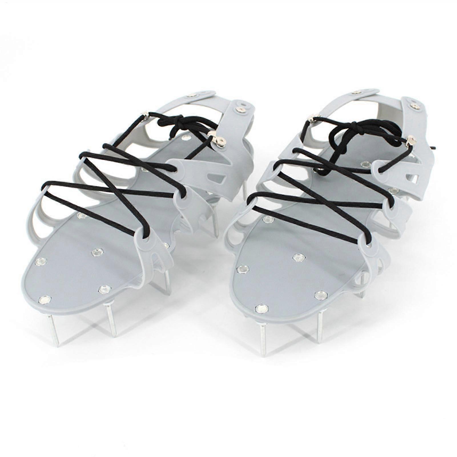 Lawn Aerator Shoes, Heavy Duty Spiked Sandals, Adjustable Aerating Shoes