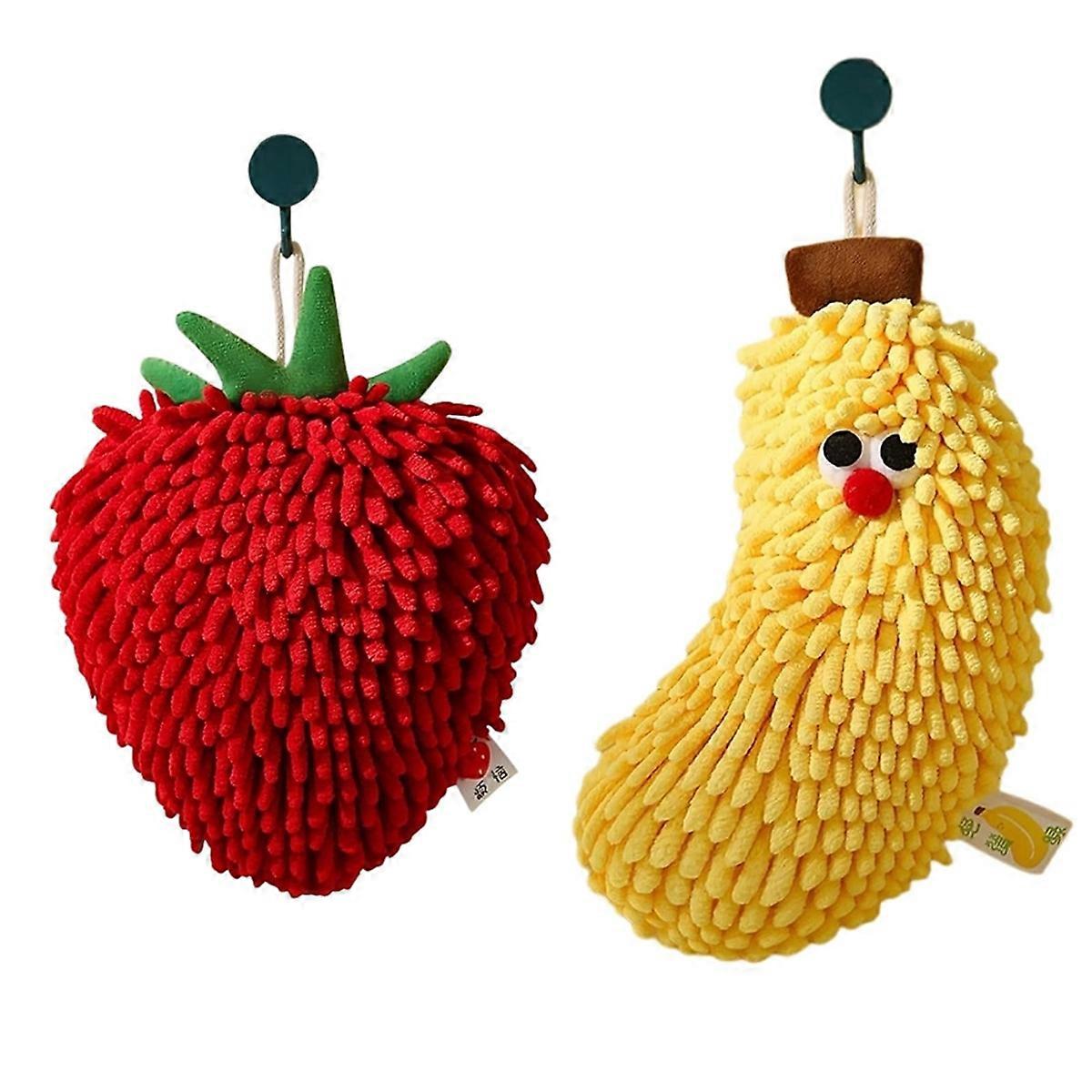 Hand Towels, Hanging Bathroom Super Chenille Microfiber Towels, High ABSorbent to Dry Your Hand Instantly Mixed