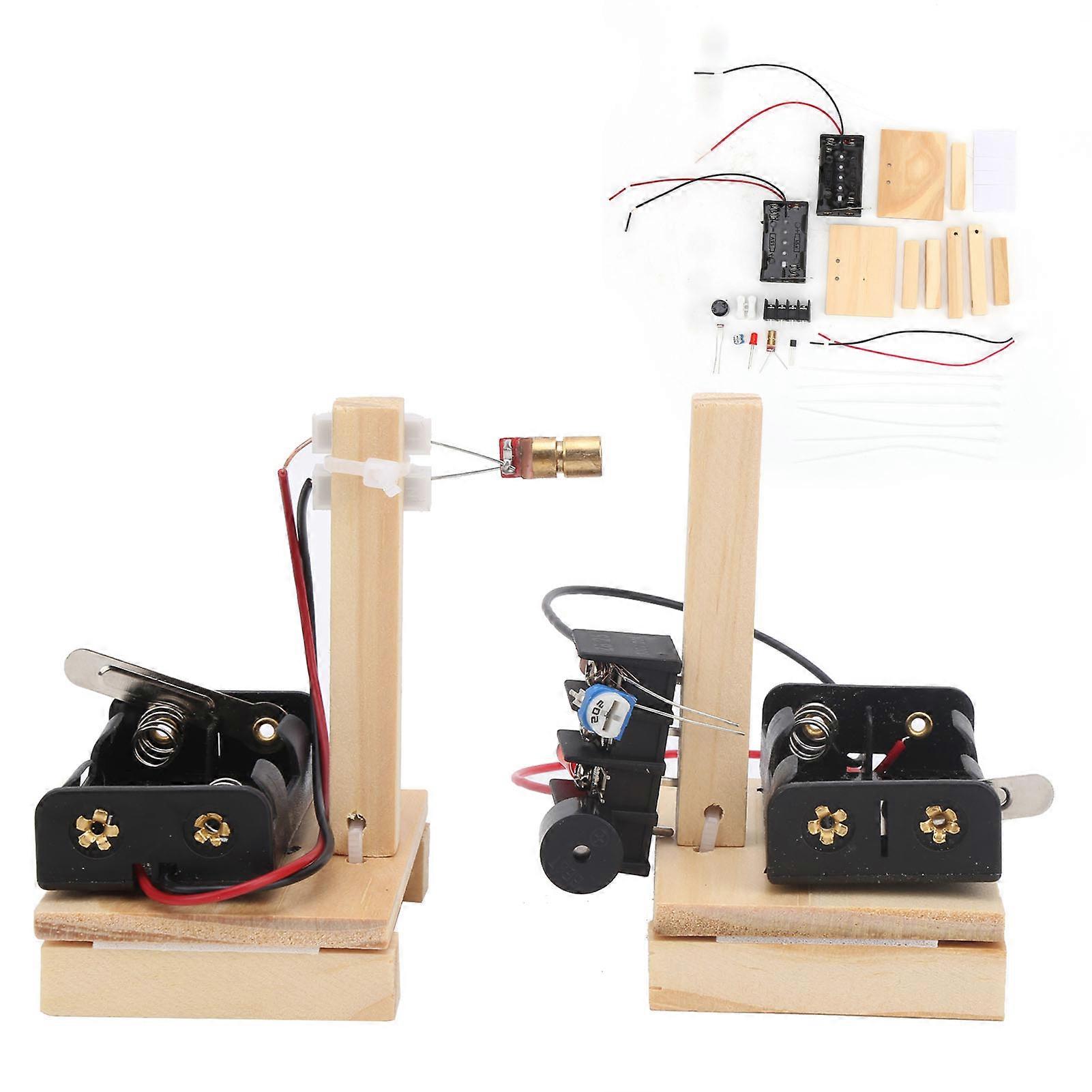 DIY Infrared Alarm Model Educational Students Science Experiment Technology Toy Set