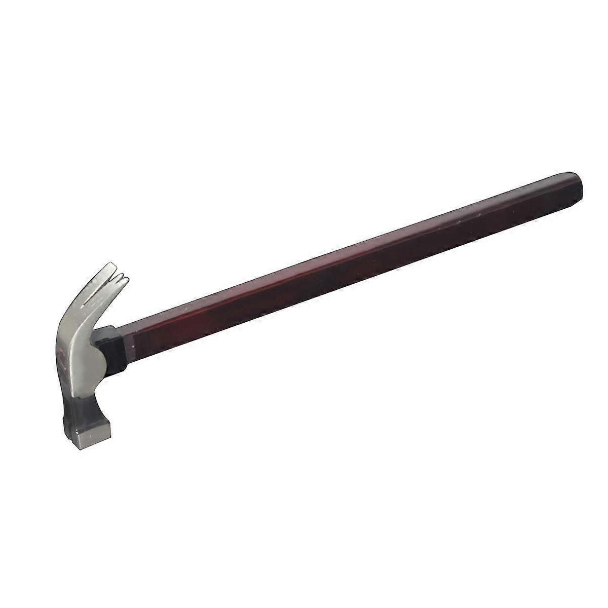 Claw Hammer - Solid Wood Handle, Chrome-Vanadium Steel, 10 oz Round-Head, Square-Head Tooth Surface