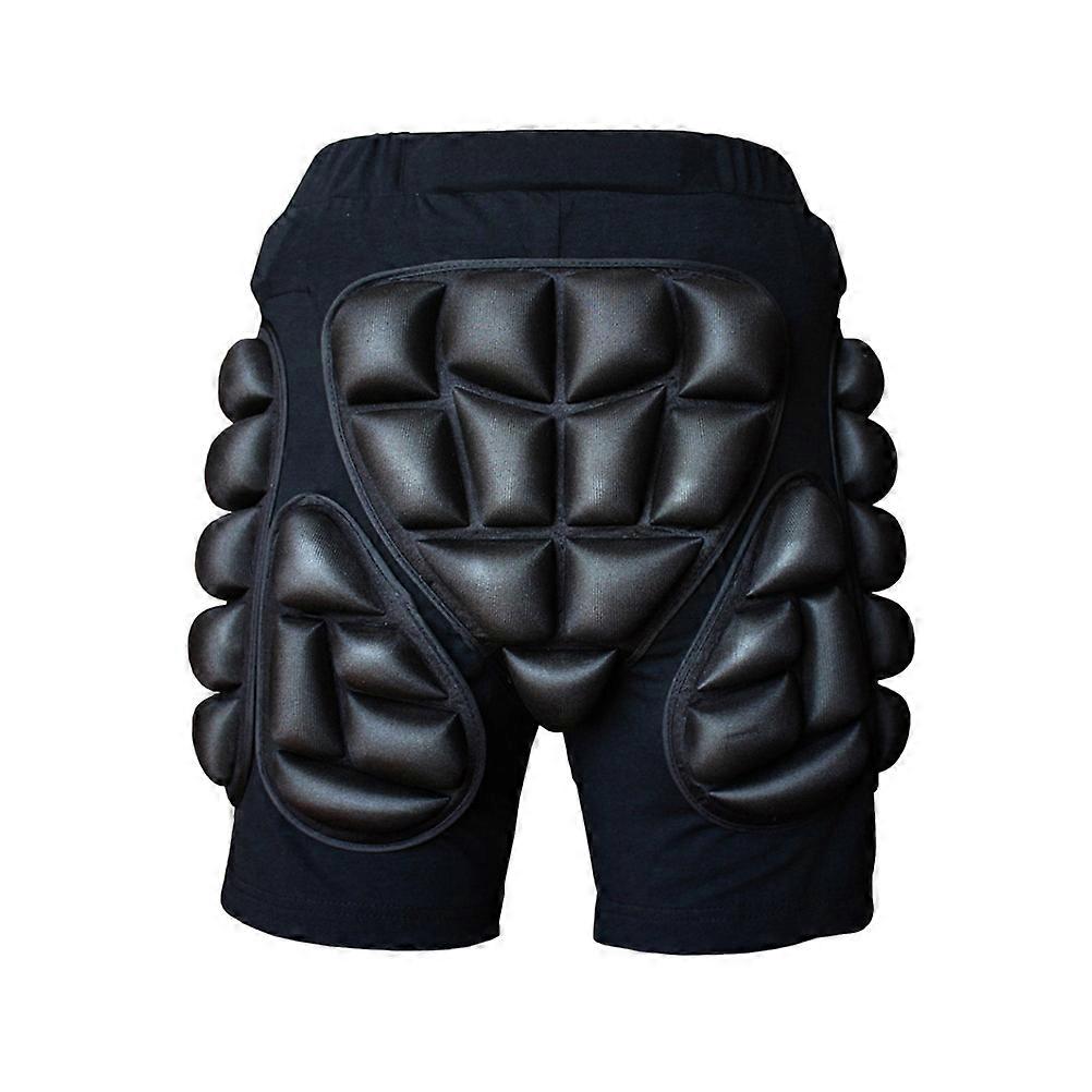 Padded Ski Pants Protection For Hip Tailbone Skiing 3XL Black 1Pcs