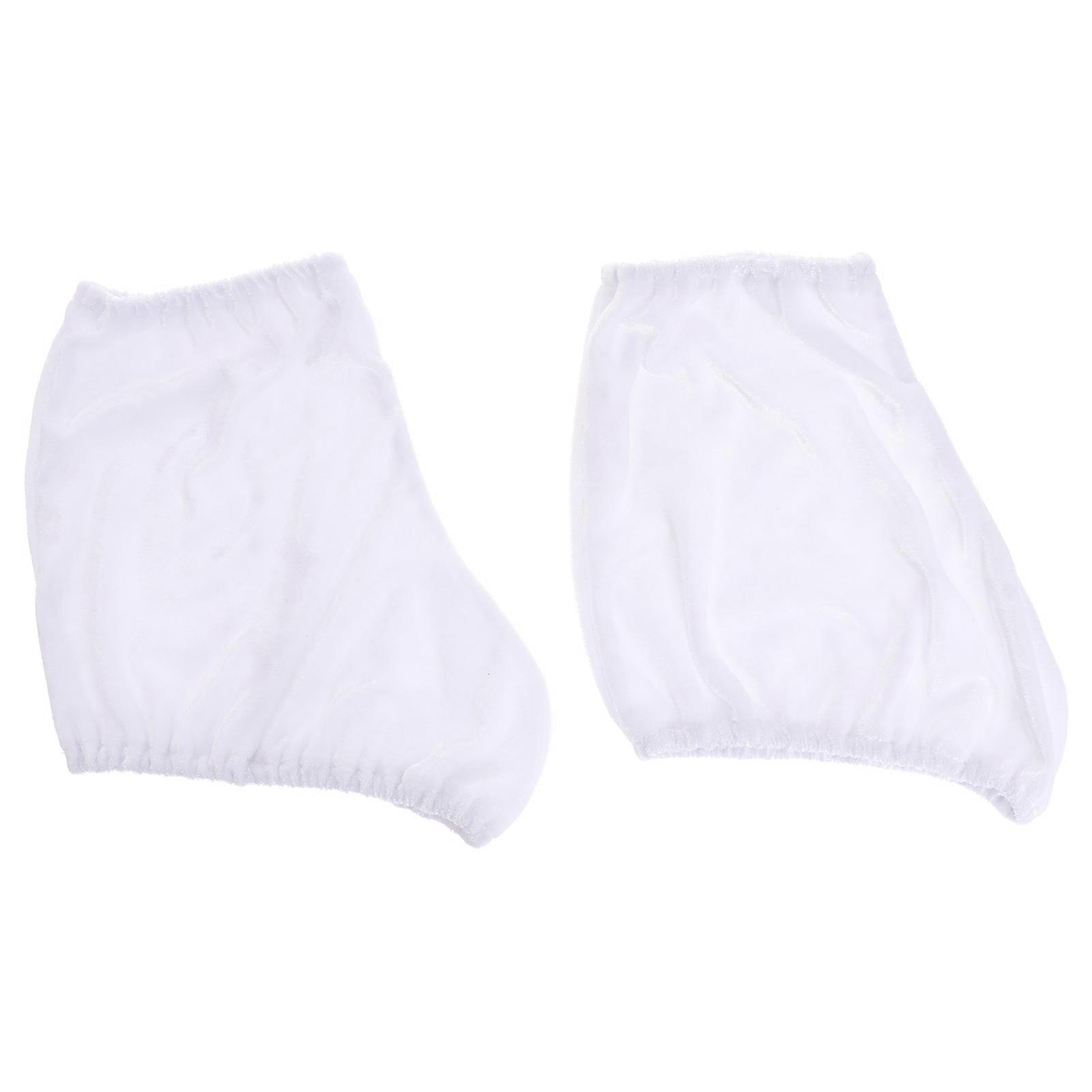 White Skate Boot Covers for Protection Use Portable and Durable Polyester Material Fits Various Skates