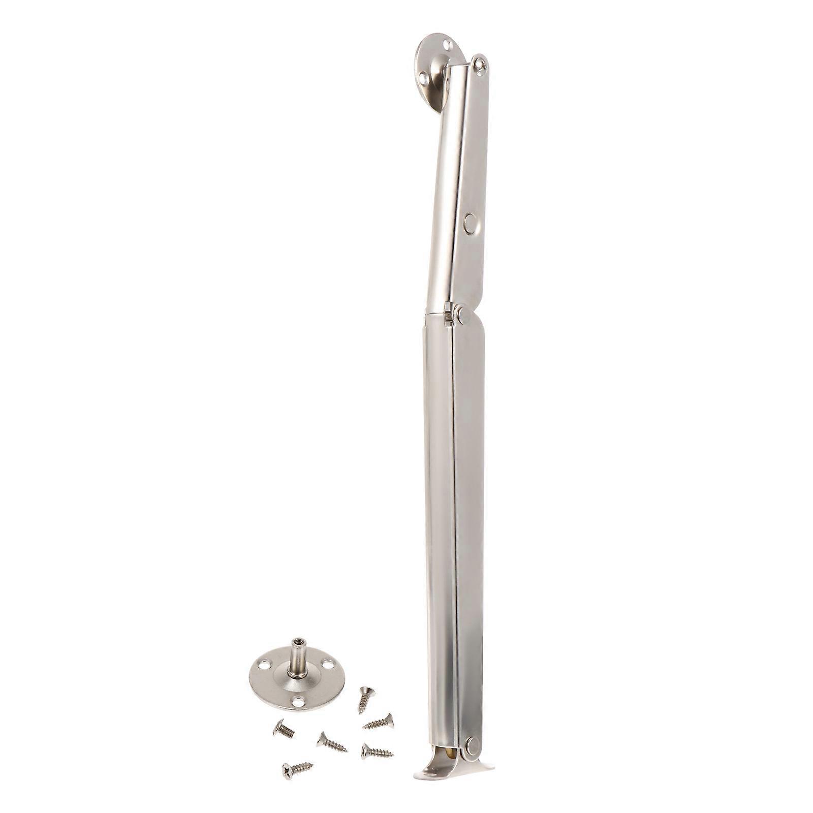 Gas Spring Lid Stay Hinge Durable Support For Home Improvement In Silver 1Pack